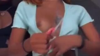 Ahna Mac Is Exposed Nipple During A Live Stream
